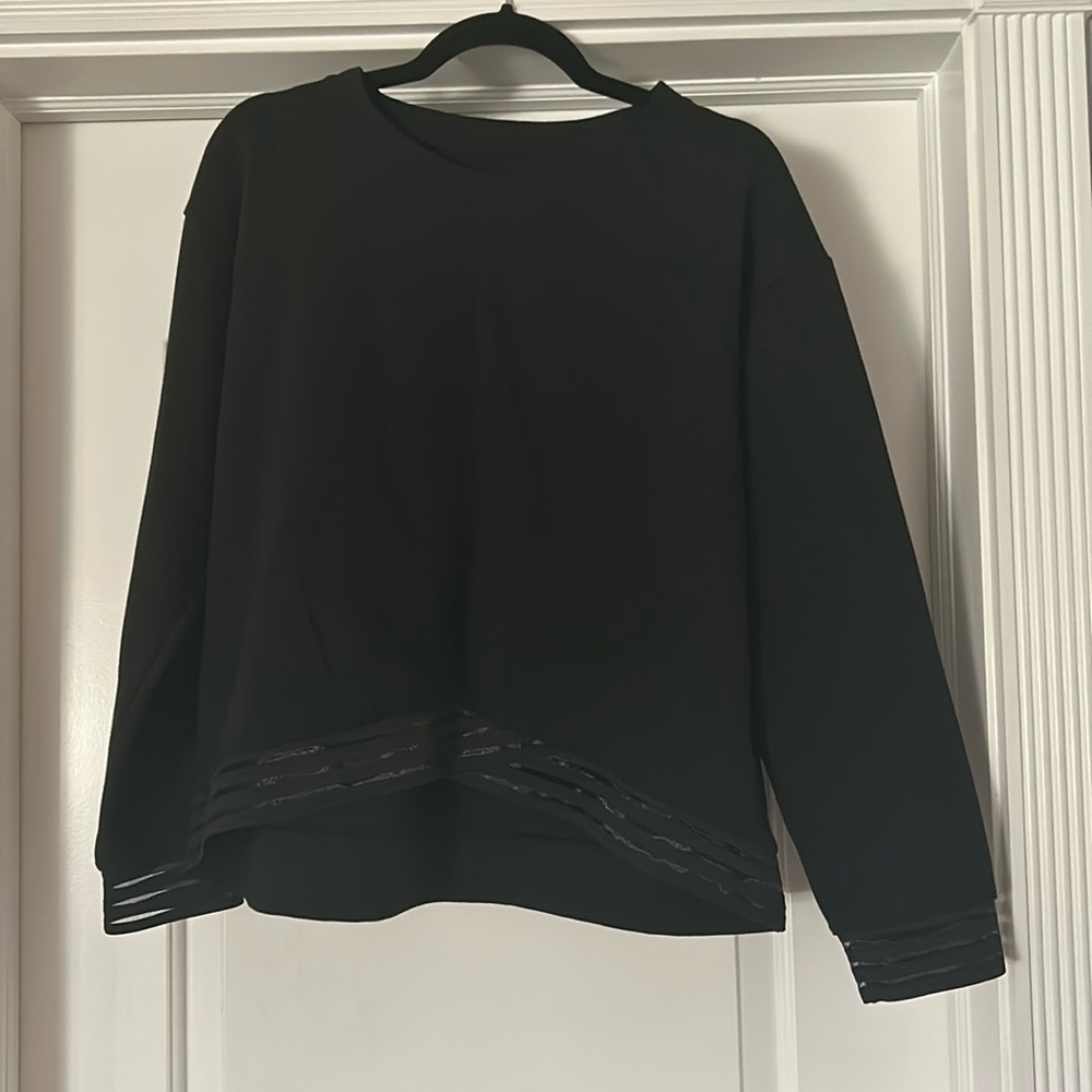 XERSION Black long sleeve top Large.